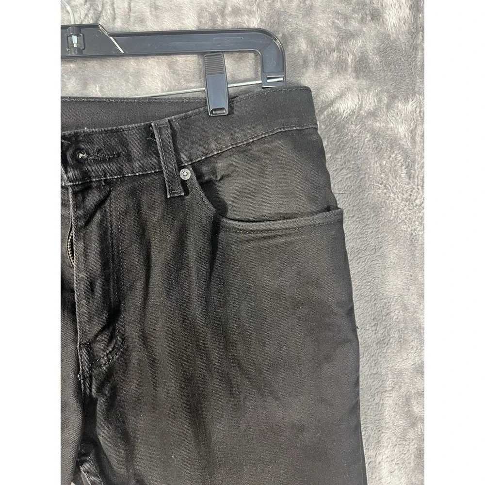 Levis 511 Slim Fit Mens Black Denim Jeans 34x30 Stretch Casual Pants